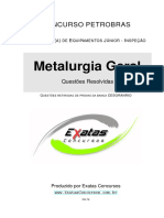 Amostra Petrobras Eng Equipamentos JR Inspecao Metalurgia Geral