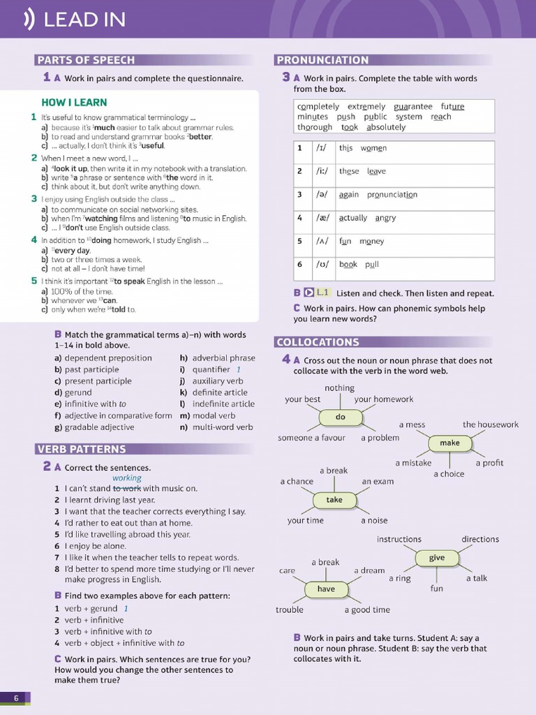 SpeakOut Upper Intermediate GRAL GRAMMAR PRACTICE | PDF