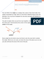 Udemy - Complementary and Supplementary Angles - Trigonomety Notes