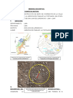 Muro de contención en Agrupación Familiar La Fortaleza 2da Etapa