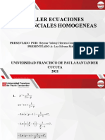 Ecuaciones Diferenciales Homogeneas