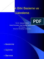 Bitki Besleme Ve Gübreleme Ders Notları