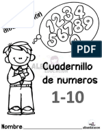 Cuadernillo de Numeros Del 1-10