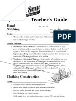 Teacher's Guide: Hand Stitching