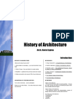 History of Architecture: Arch. Kevin Espina