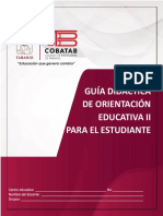 Segundo Semestre - Guía Didáctica Estudiante - Orientación Educativa II