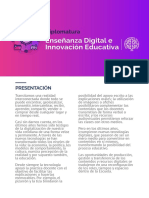 Ensenanza Digital e Innovacion Educativa