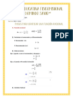 Pasos para Graficar Una Función Racional - Kerly Catucuago 12a.