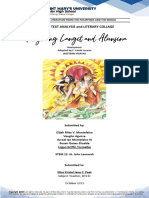 Literary Text Analysis and Literary Collage: 21 Century Literature From The Philippines and The World