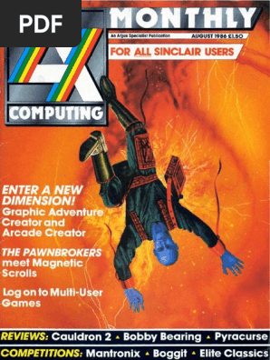 ZXComputing Aug 1986 | PDF | Computing