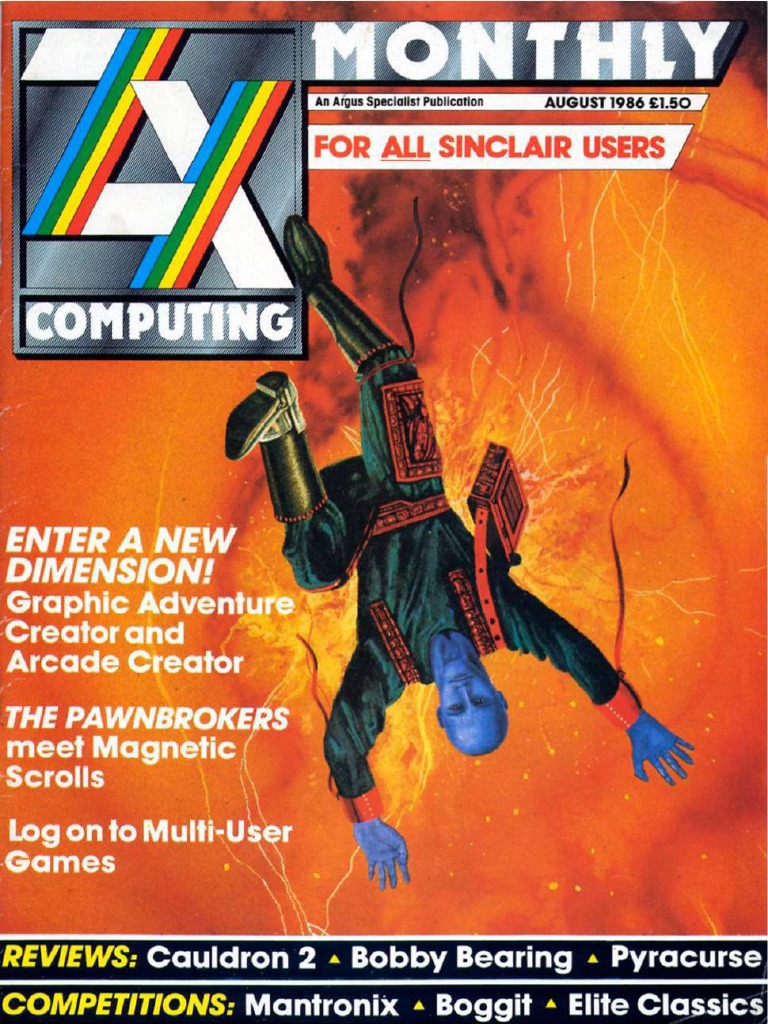 ZXComputing Aug 1986 | PDF | Computing