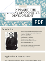 Jean Piaget: The Theory of Cognitive Development