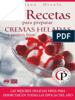 Recetas para preparar cremas frias