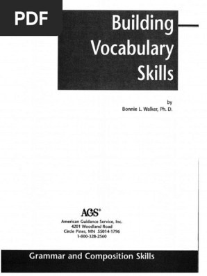 GRAMMAR  COMPOSITION SKILLS WORKTEXT SERIES BUILDING VOCABULARY SKILLS by AGS Secondary (z-lib.org)