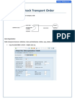 Intra Stock Transport Order
