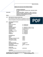 Memoria de Calculo Estructuras