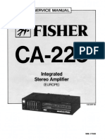 Fisher-CA-225-Service-Manual