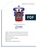 Unidad 1 - Actividad 1 - La Auditoría de Los Sistemas de Información en Las Organizaciones