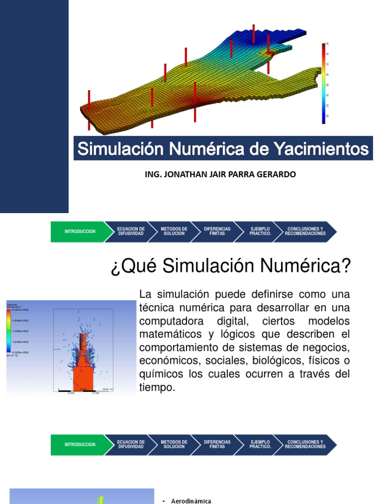 Simulación Numerica Parra Laminas | PDF | Ecuaciones | Simulación