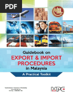 Guidebook On Export and Import Procedures in Malaysia (A Toolkit)