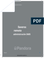 Llaveros Remoto: Administración D605