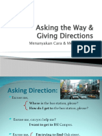 Asking for and Giving Direction Material