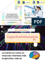 Exposición de Espectrofotometría - Geovana Baeza