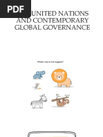 The United Nations and Contemporary Global Governance