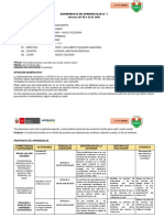 EXPERIENCIA DE APRENDIZAJE 1-1 y 2 grado-ABRIL