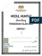 Cover Modul MUMTAZ Gemilang K1