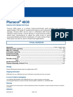 Pluracol 4830: Slabstock HR & Molded Graft Polyol