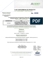 Certificado Clavijas