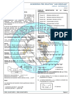 3º Quimica Ciclo Intensivo - Las Águilas 2021