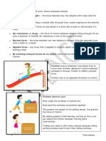 g5. Force & Magnetism. Past Papers & Notes