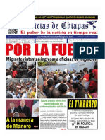 Periódico Noticias de Chiapas, Edición Virtual Jueves 10 de Marzo de 2022