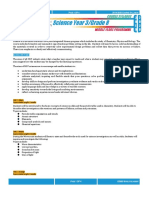 MYP 3 Science Course Syllabus