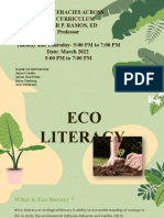 New Literacies Across The Curriculum Roger P. Ramos, Ed Professor Tuesday and Thursday-5:00 PM To 7:00 PM Date: March 2022 5:00 PM To 7:00 PM