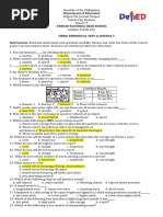 3rd Periodic Test Science