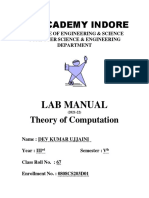 Toc Lab Manual