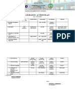 Guidance Action Plan: Palidan Elementary School