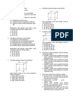 Latihan Matematika Bangun Ruang