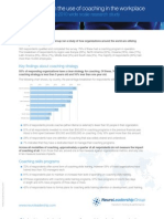 2-Page Summary of The Global Trends in The Use of Coaching in The Workplace Research Paper