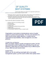 Benefits of Quality Management Systems