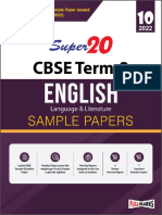 English Super 20 Sample Papers Class 10 Term 2