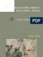 Habilitación Urbana Davacones - Piura