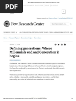 Defining Generations: Where Millennials End and Generation Z Begins