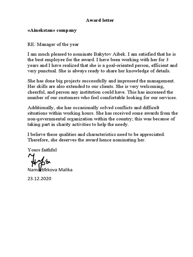 Award Letter In Spanish Karimynieskye vrogue.co