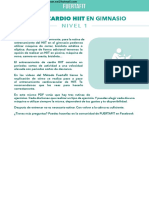 PDF FUERTAFIT - CARDIO HIIT GYM Nivel 1