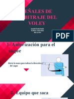 Señales de Arbitraje Voley