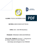 Actividad 7 - 5 Reguladores de Voltaje Lineales en Circuito Integrado